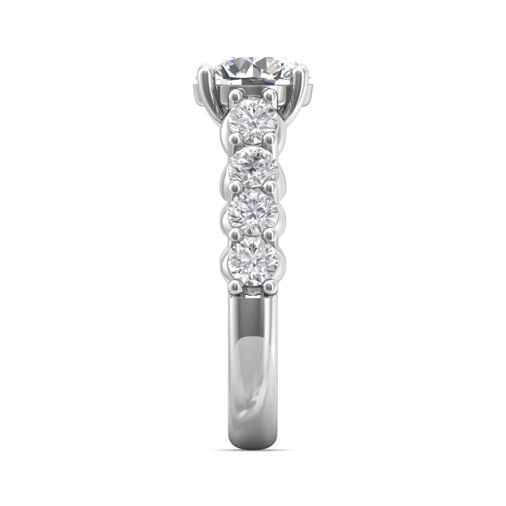 FlyerFit® 14K White Gold Encore Engagement Ring