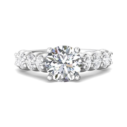 FlyerFit® 14K White Gold Encore Engagement Ring