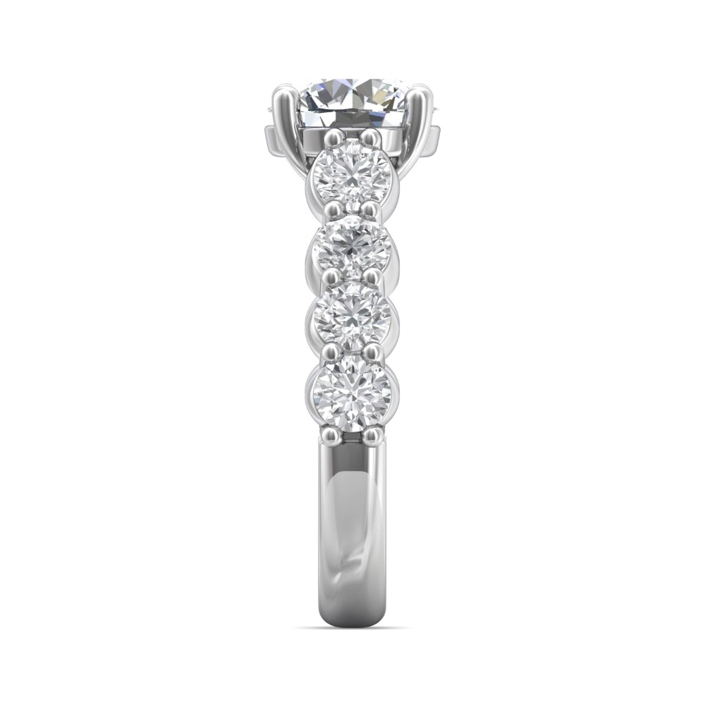 FlyerFit® 14K White Gold Encore Engagement Ring