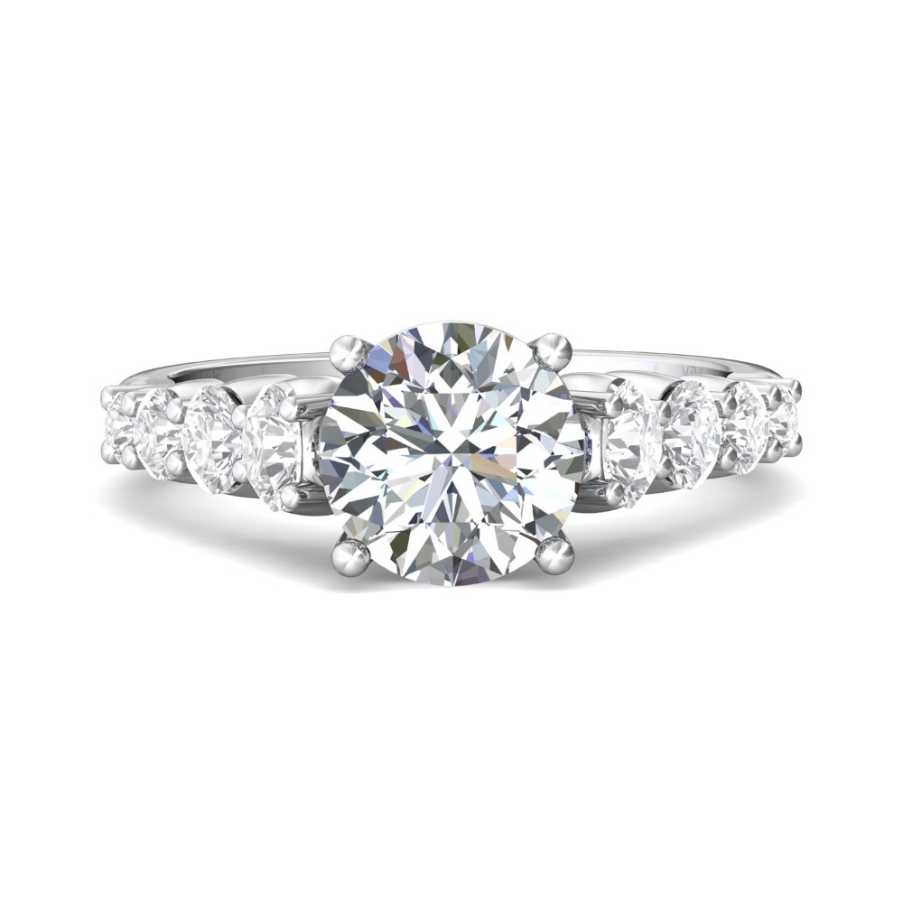 FlyerFit® 14K White Gold Encore Engagement Ring