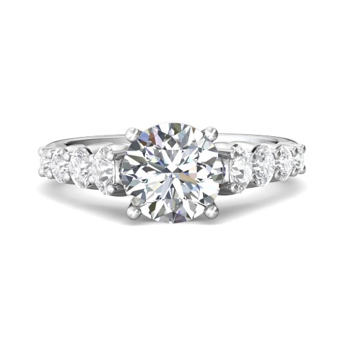 FlyerFit® 14K White Gold Encore Engagement Ring