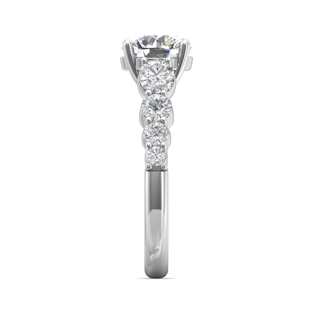 FlyerFit® 14K White Gold Encore Engagement Ring