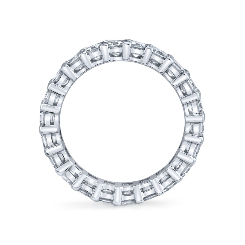 Asscher Diamond Eternity Band