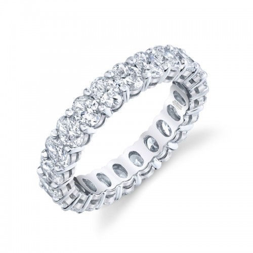 Oval Diamond Eternity Band