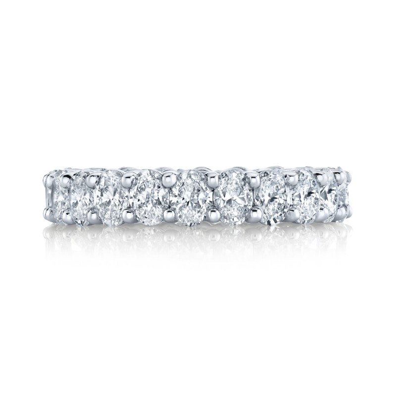 Oval Diamond Eternity Band