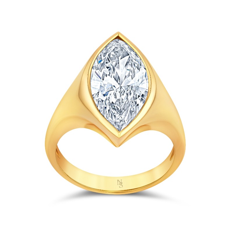 4.01 Carat Marquise Diamond Ring