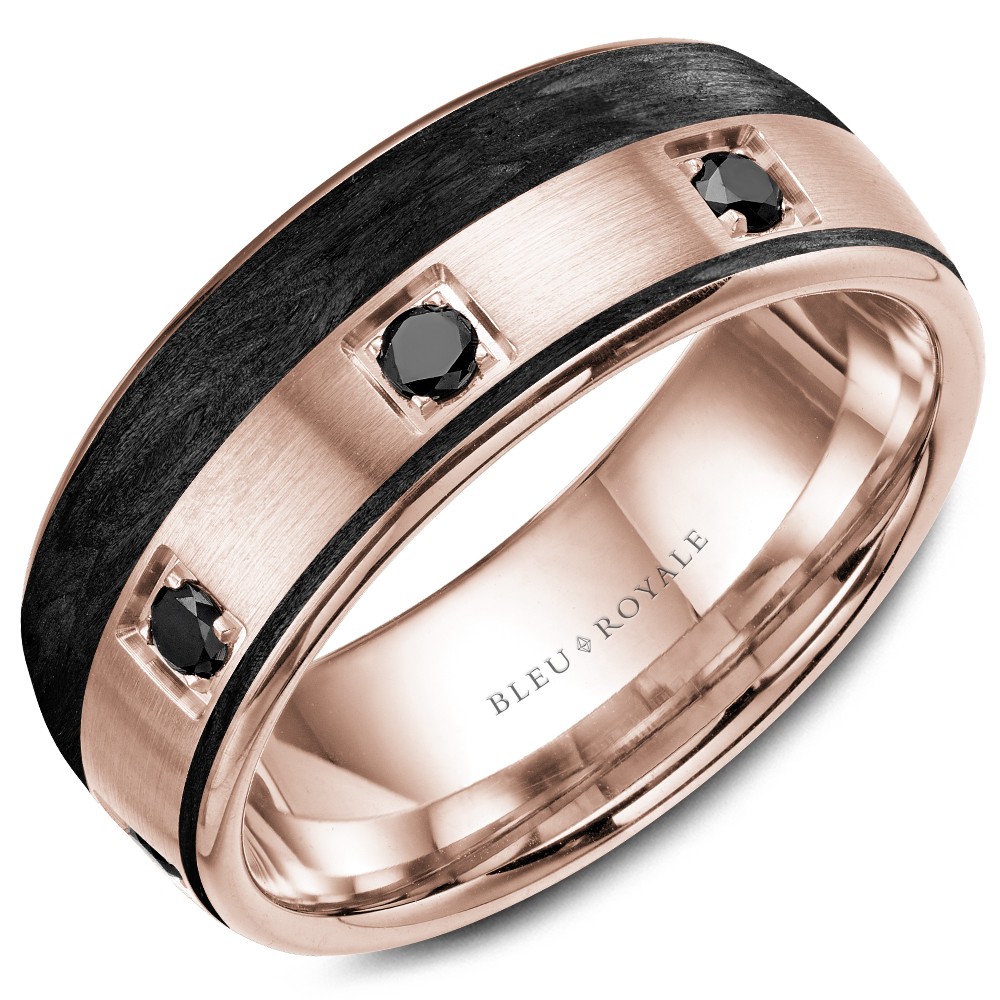 Bleu Royale Diamond Wedding Band