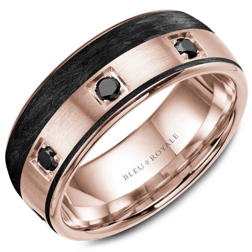 Bleu Royale Diamond Wedding Band