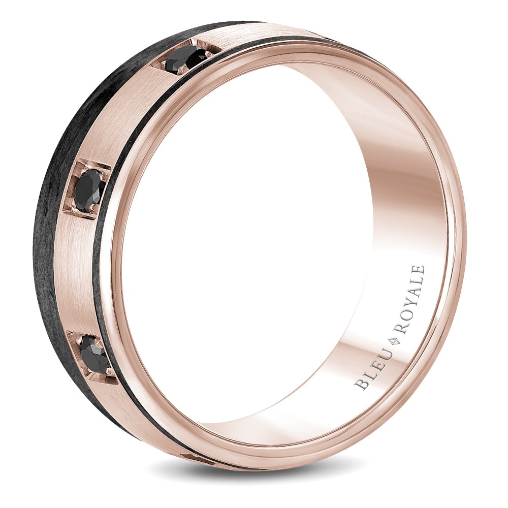 Bleu Royale Diamond Wedding Band