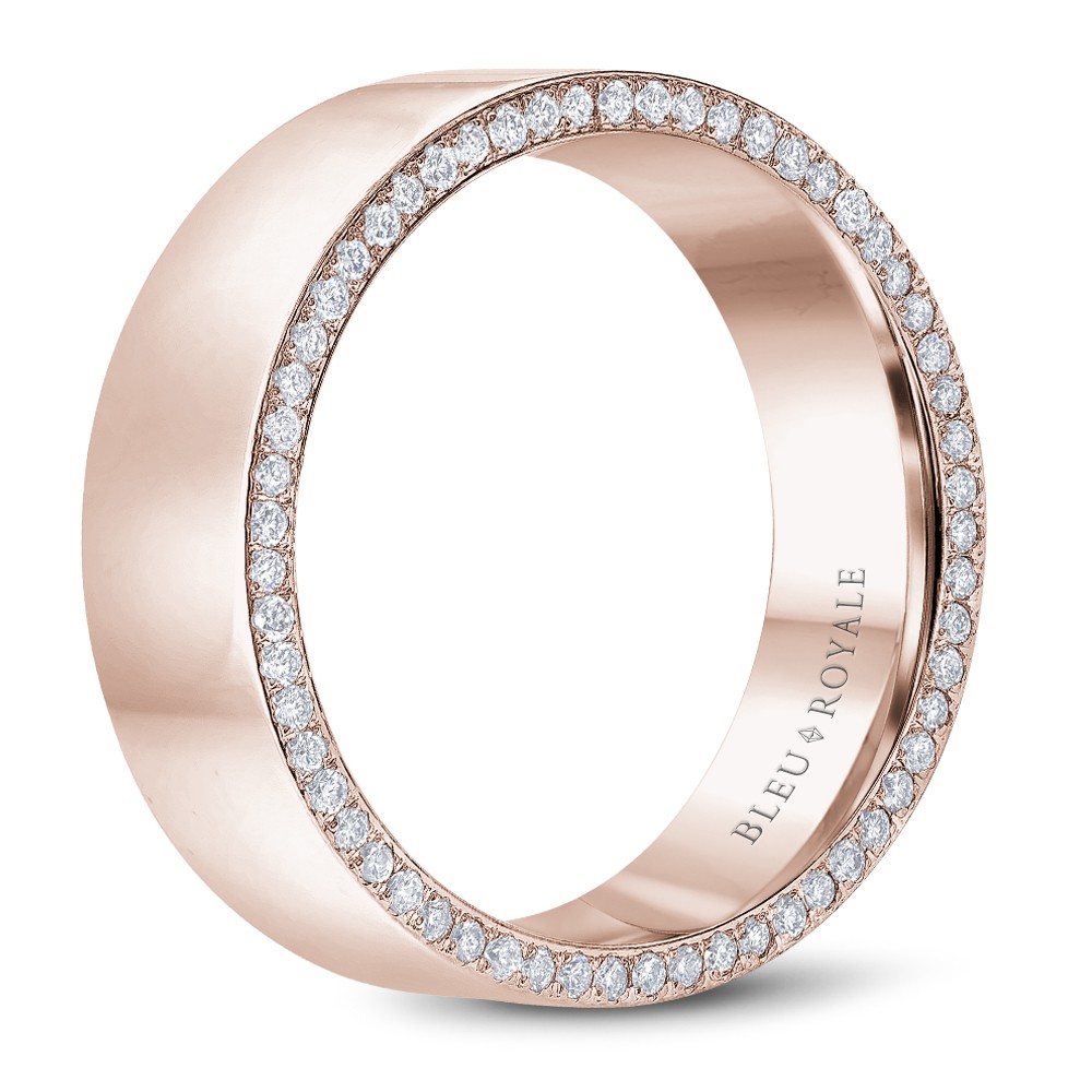 Bleu Royale Diamond Wedding Band
