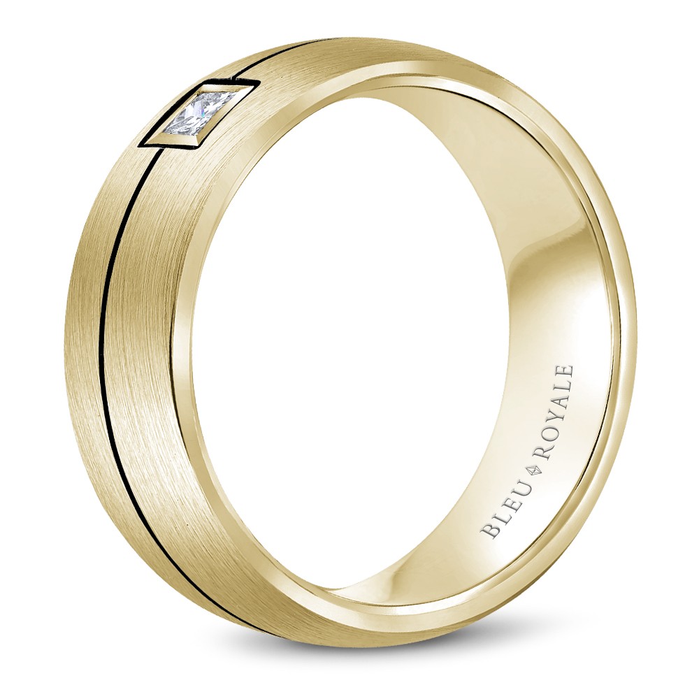 Bleu Royale Diamond Wedding Band