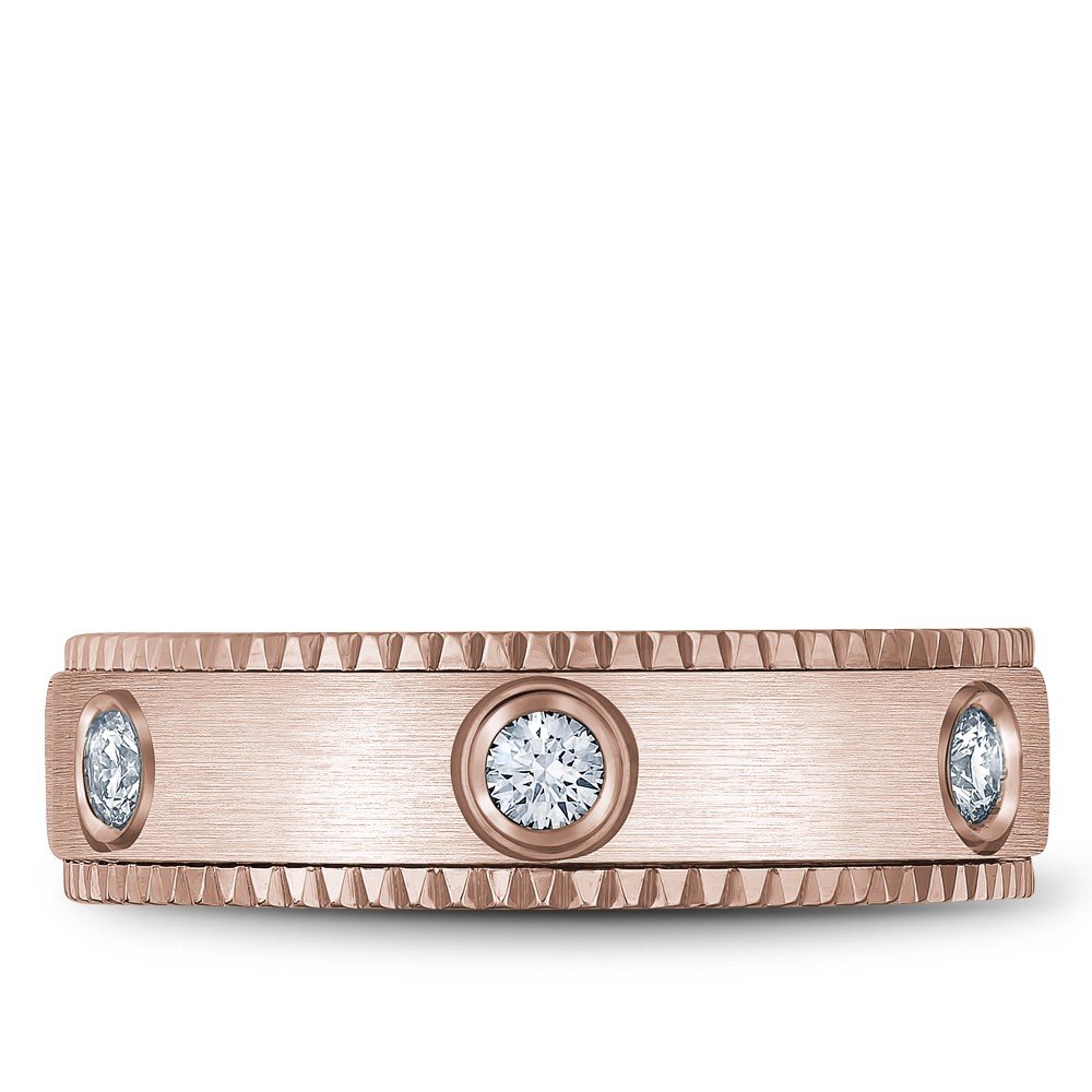 Bleu Royale Diamond Wedding Band