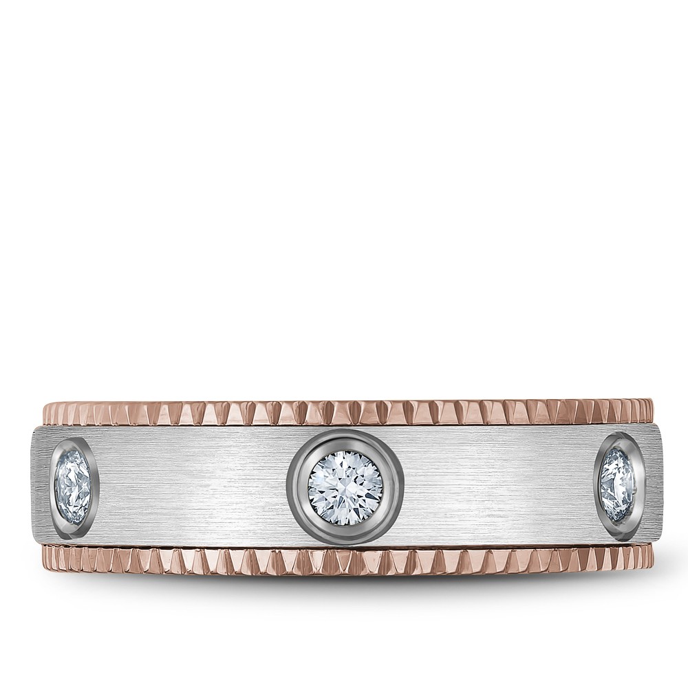 Bleu Royale Diamond Wedding Band