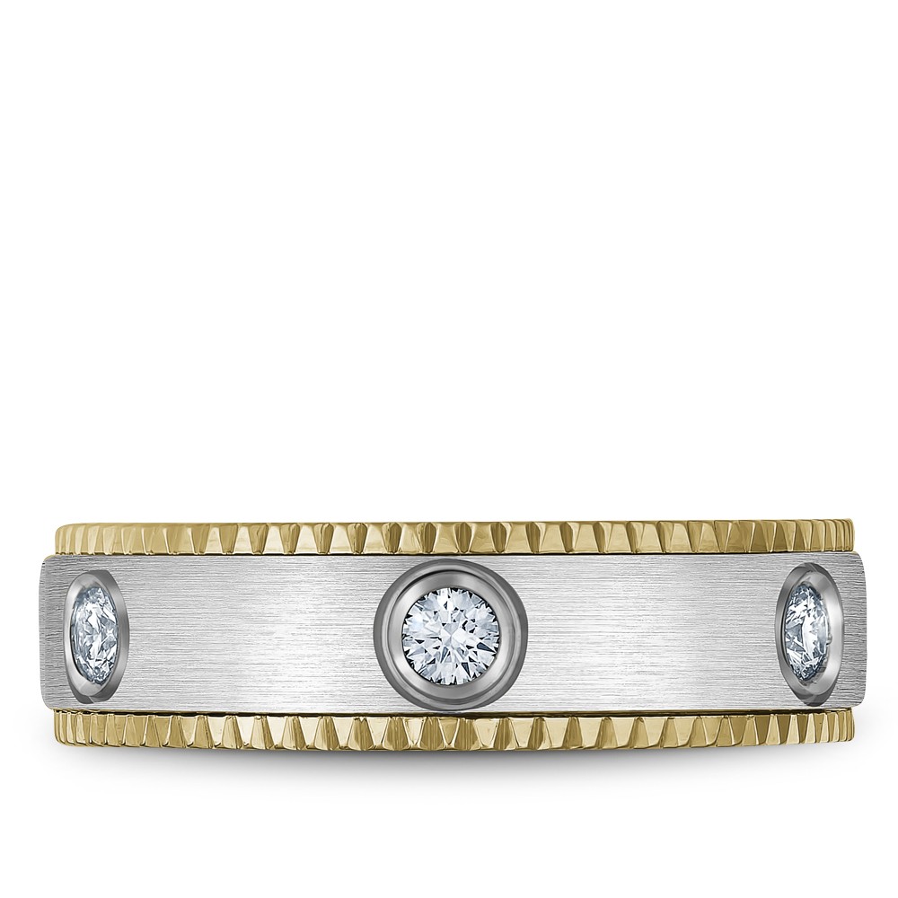 Bleu Royale Diamond Wedding Band
