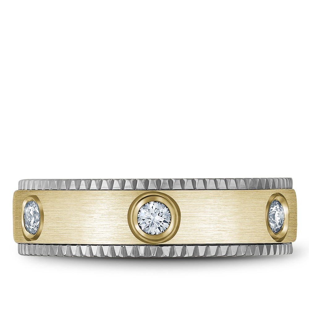 Bleu Royale Diamond Wedding Band
