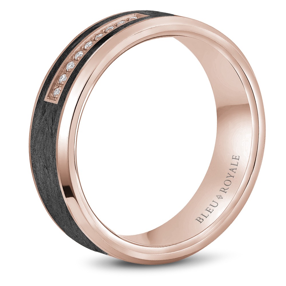 Bleu Royale Diamond Wedding Band