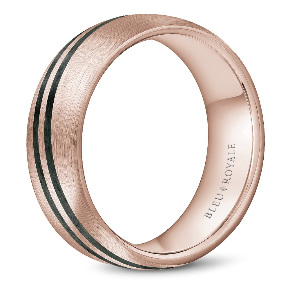 Bleu Royale Distinct Wedding Band