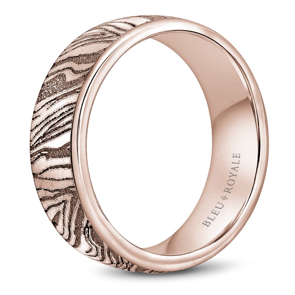Bleu Royale Distinct Wedding Band