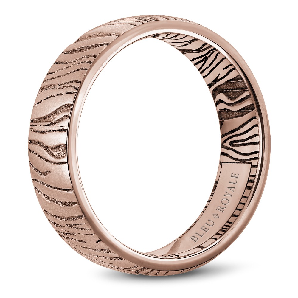 Bleu Royale Distinct Wedding Band