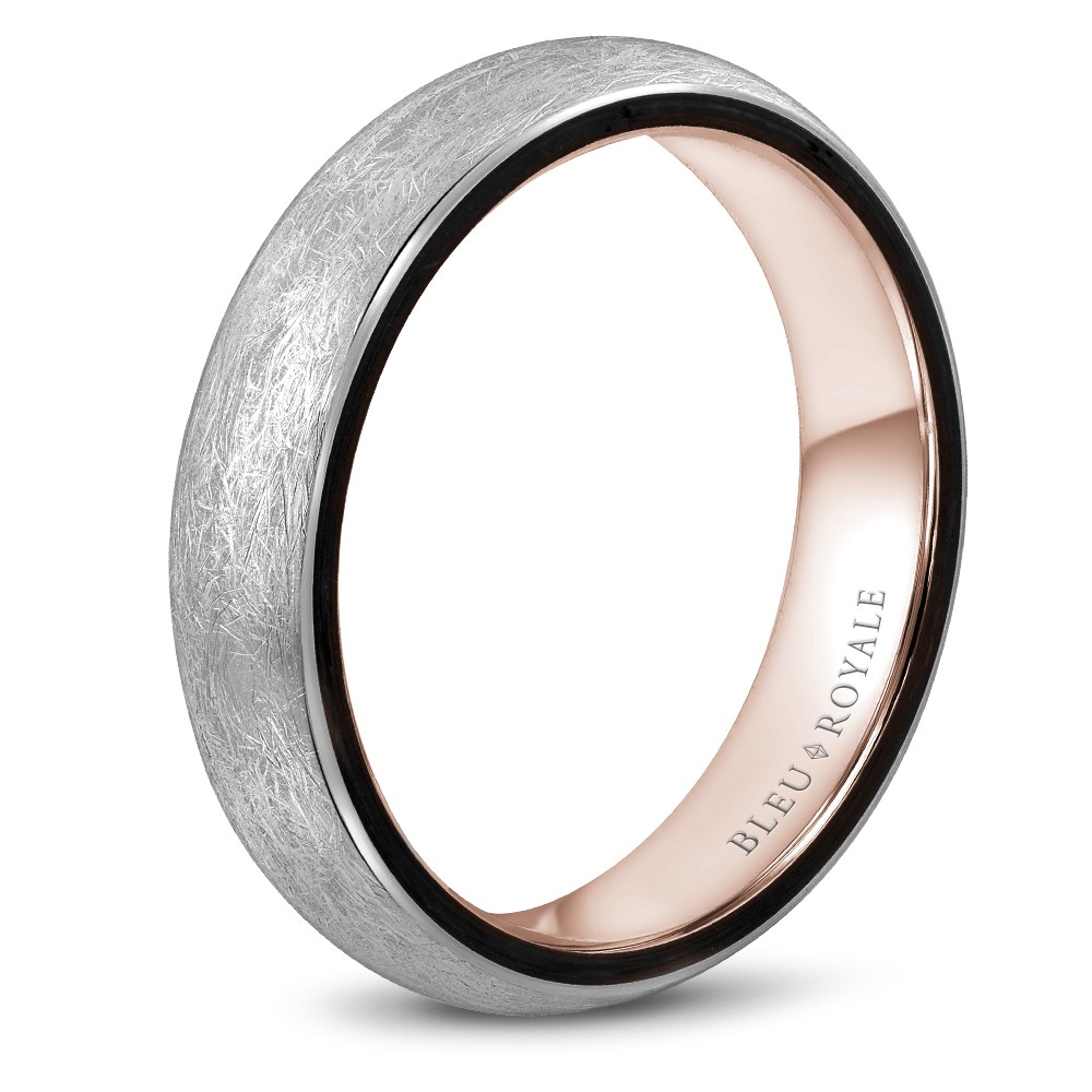 Bleu Royale Distinct Wedding Band