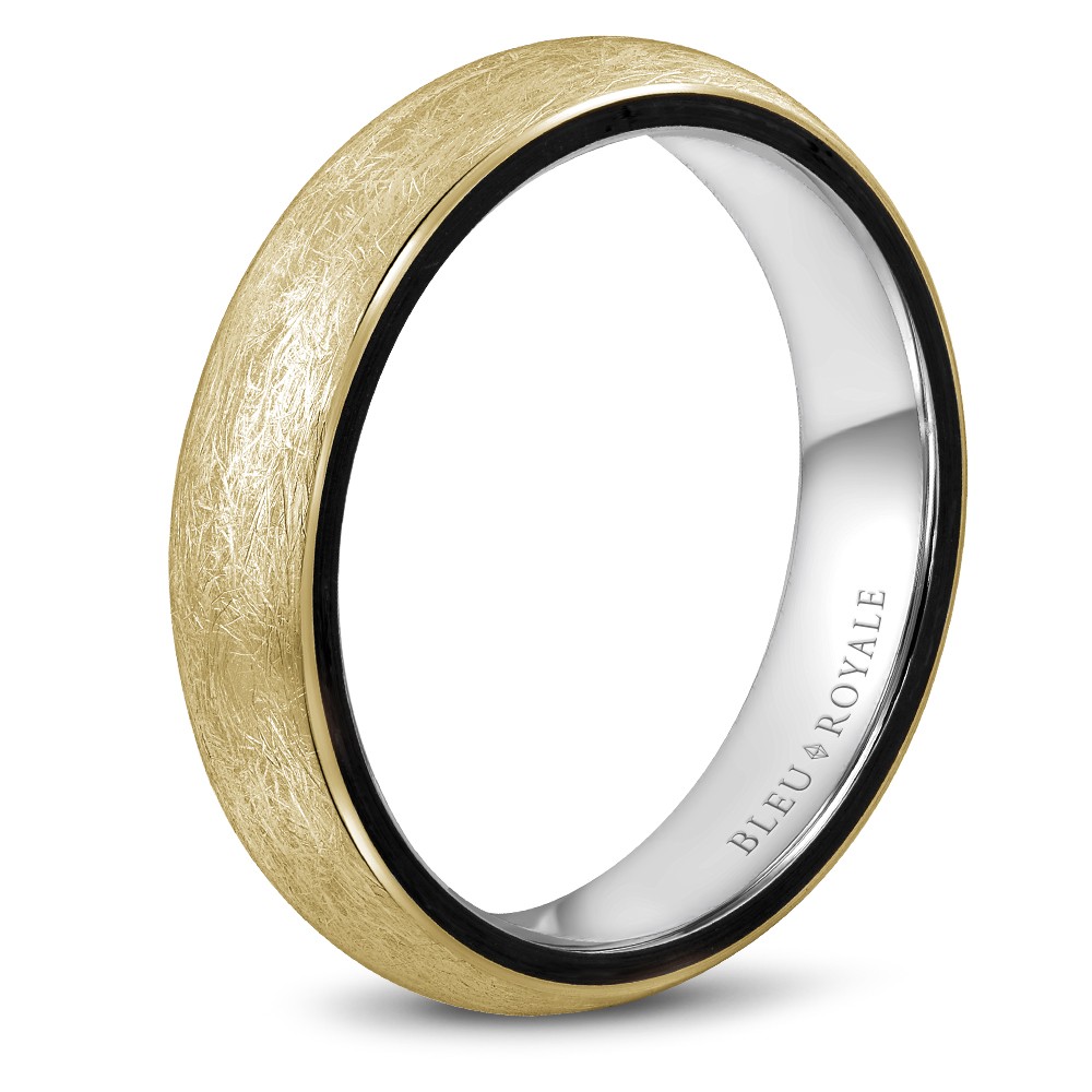 Bleu Royale Distinct Wedding Band