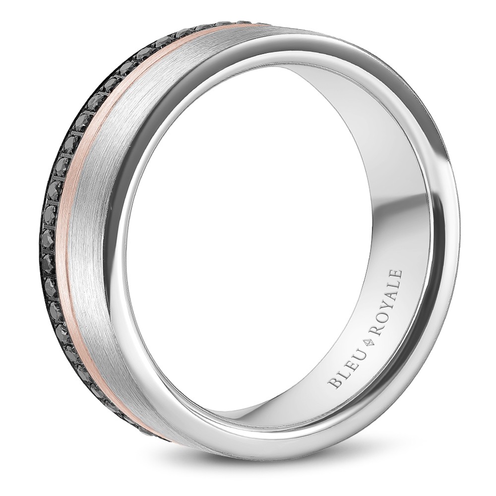 Bleu Royale Diamond Wedding Band