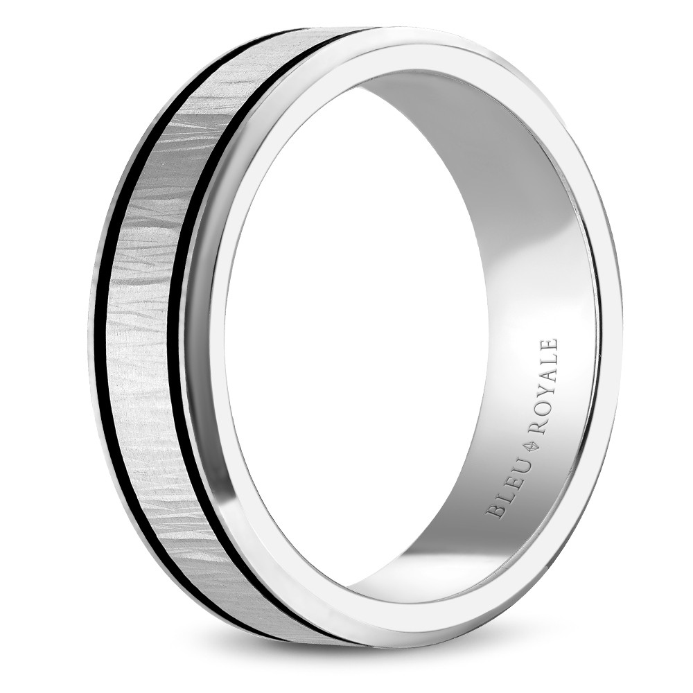 Bleu Royale Distinct Wedding Band
