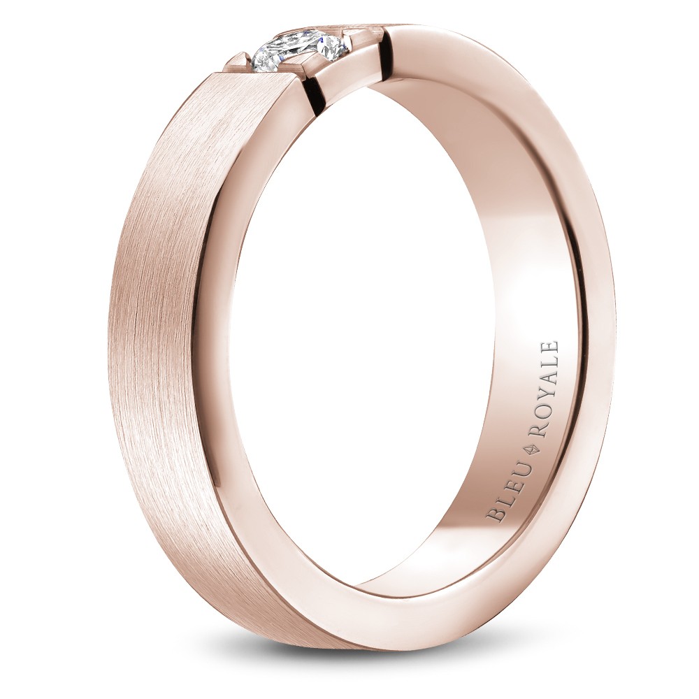 Bleu Royale Diamond Wedding Band