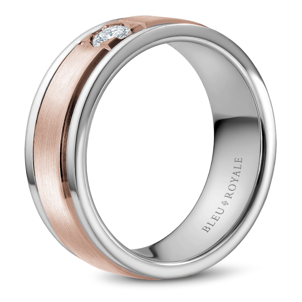 Bleu Royale Diamond Wedding Band