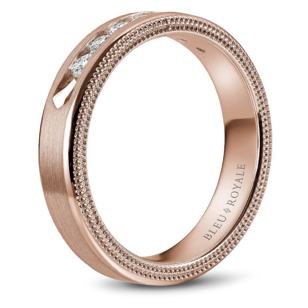 Bleu Royale Diamond Wedding Band
