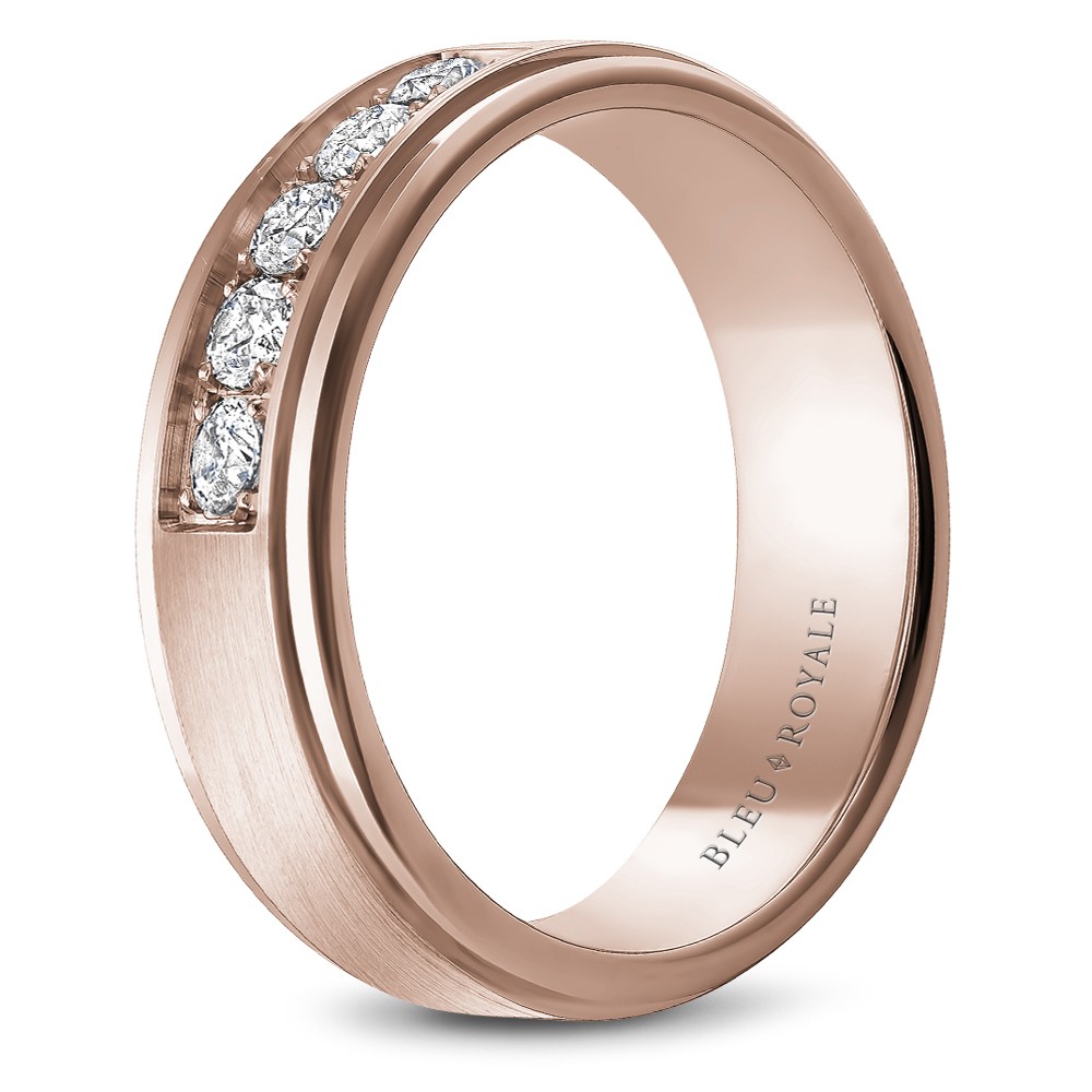 Bleu Royale Diamond Wedding Band