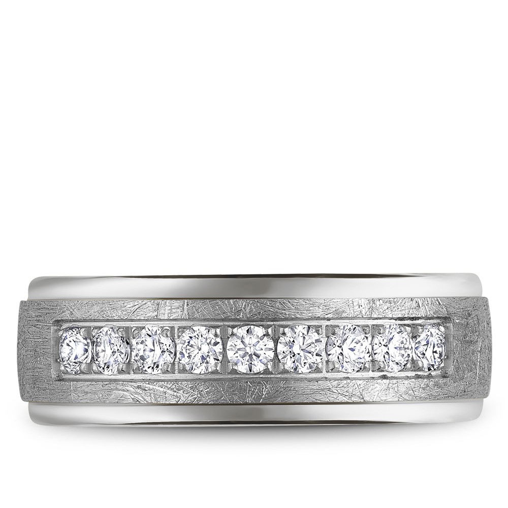 Bleu Royale Diamond Wedding Band
