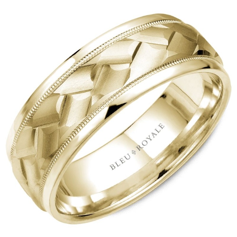 BLEU ROYALE Wedding Band