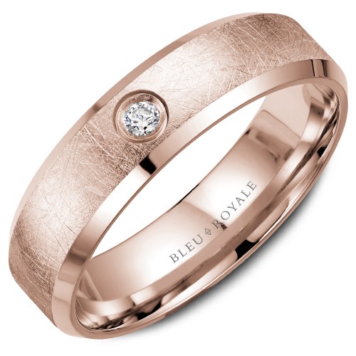 Bleu Royale Diamond Wedding Band