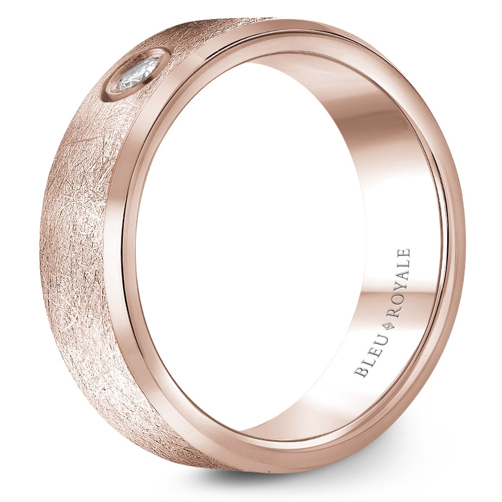 Bleu Royale Diamond Wedding Band