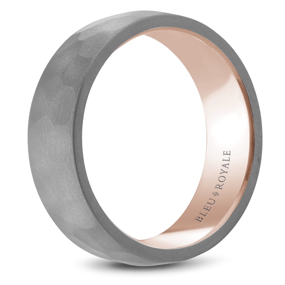 Bleu Royale Tantalum & Precious Wedding Band
