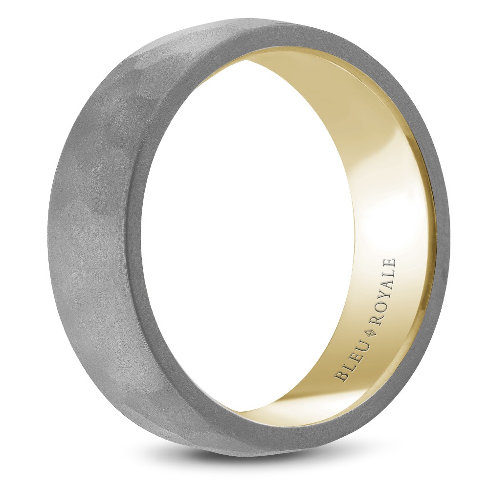 Bleu Royale Tantalum & Precious Wedding Band