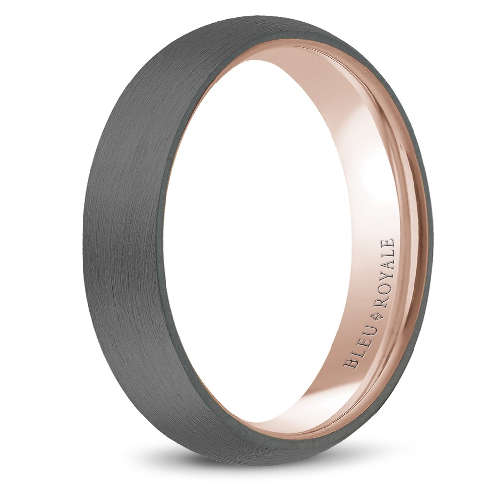 Bleu Royale Tantalum & Precious Wedding Band