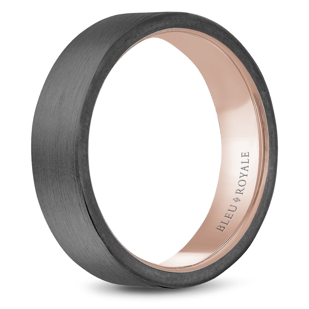 Bleu Royale Tantalum & Precious Wedding Band