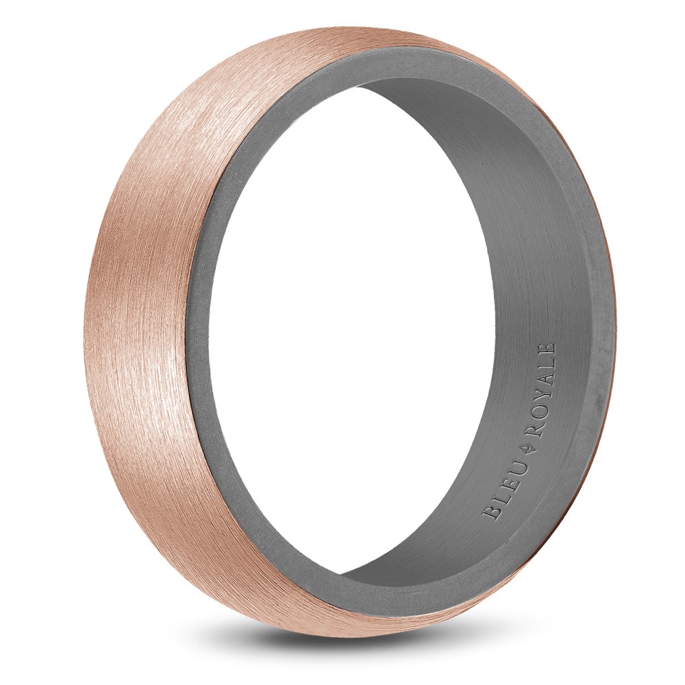 Bleu Royale Tantalum & Precious Wedding Band