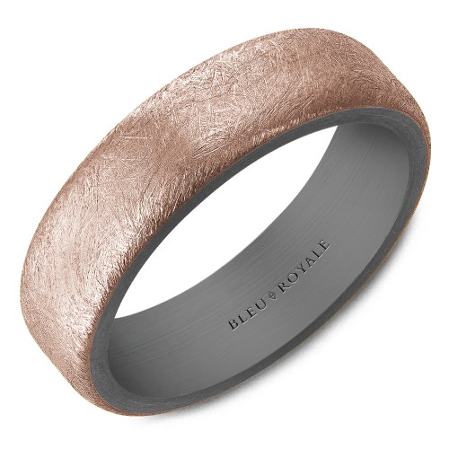 Bleu Royale Tantalum & Precious Wedding Band