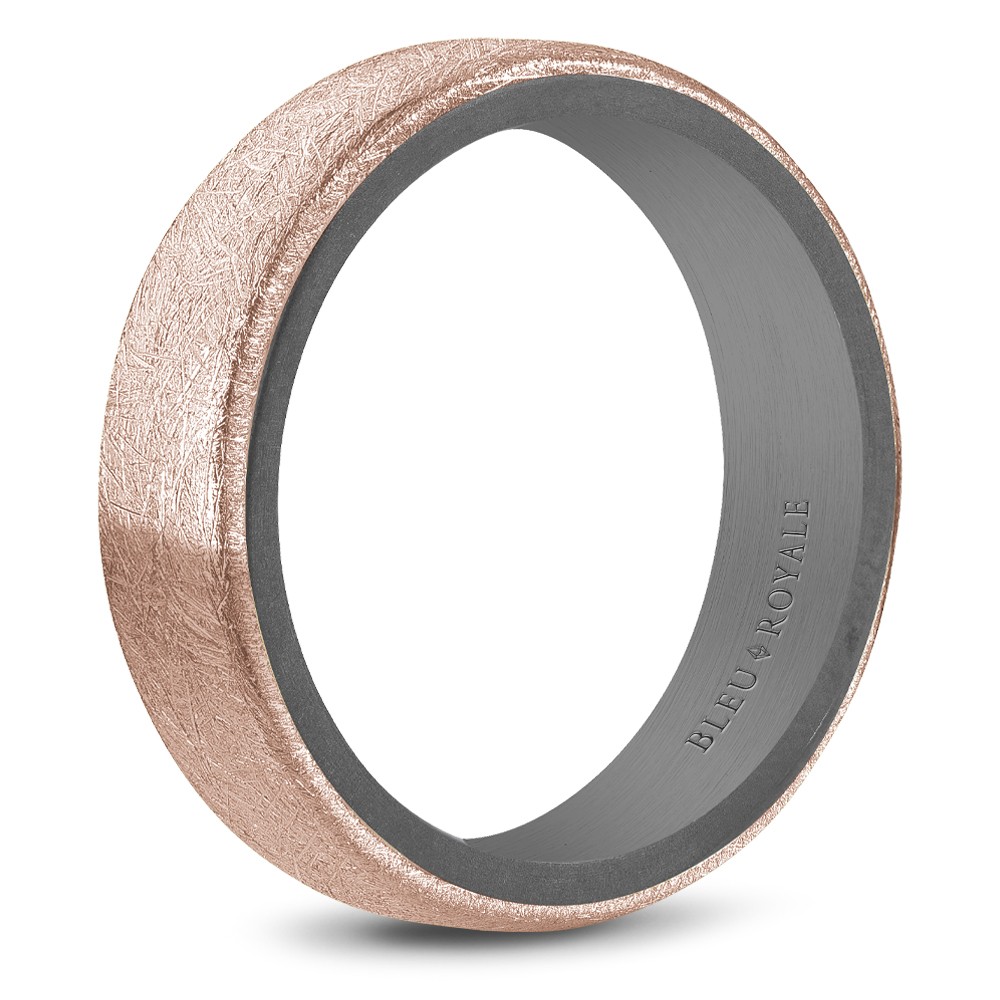 Bleu Royale Tantalum & Precious Wedding Band