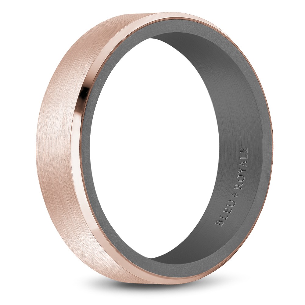 Bleu Royale Tantalum & Precious Wedding Band