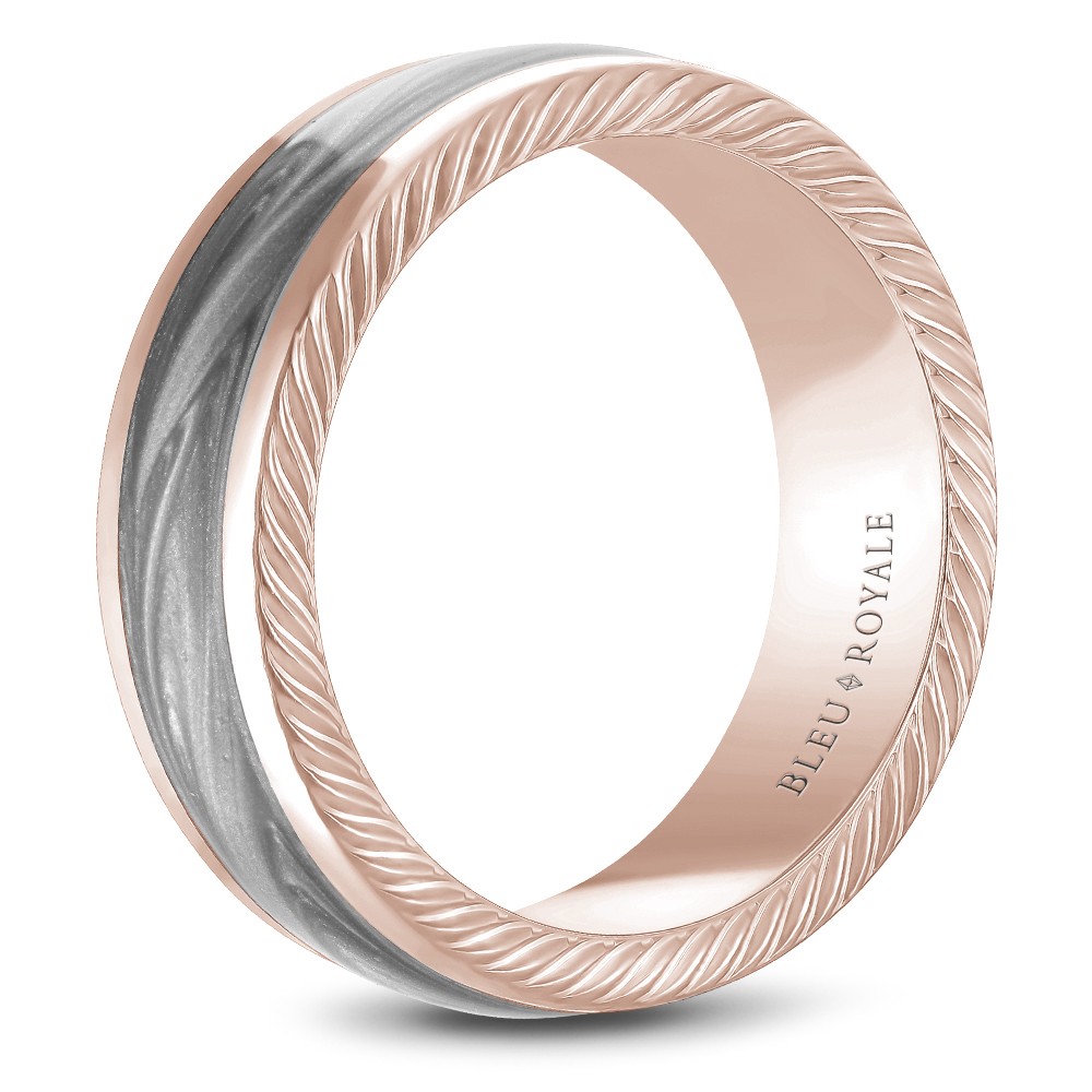 Bleu Royale Distinct Wedding Band