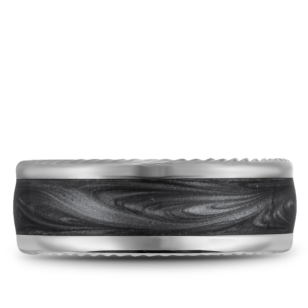 Bleu Royale Distinct Wedding Band