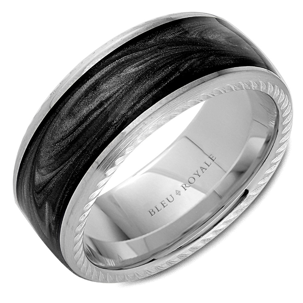 Bleu Royale Distinct Wedding Band