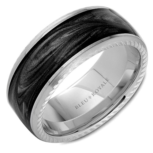 Bleu Royale Distinct Wedding Band