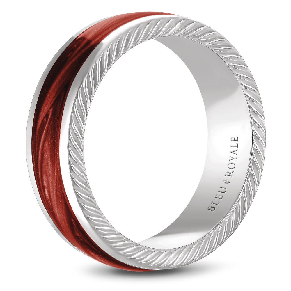 Bleu Royale Distinct Wedding Band