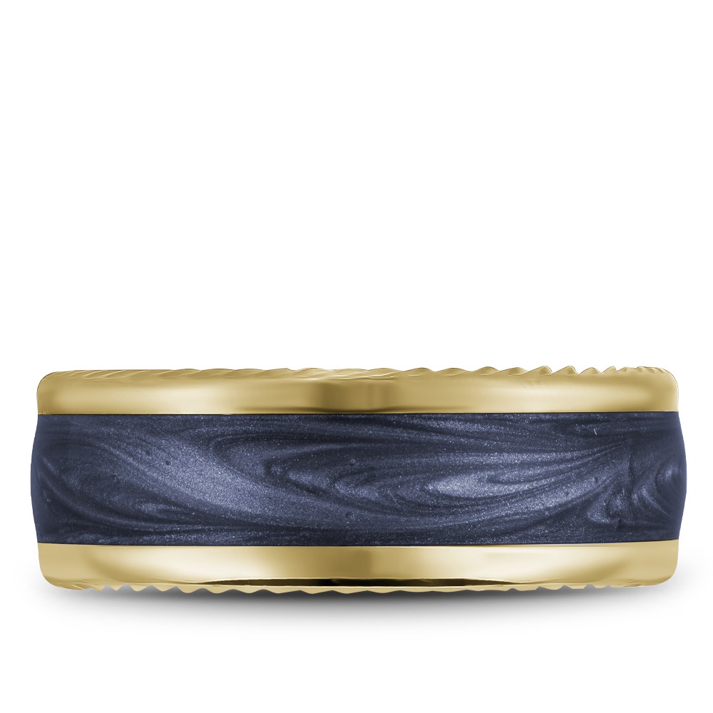 Bleu Royale Distinct Wedding Band