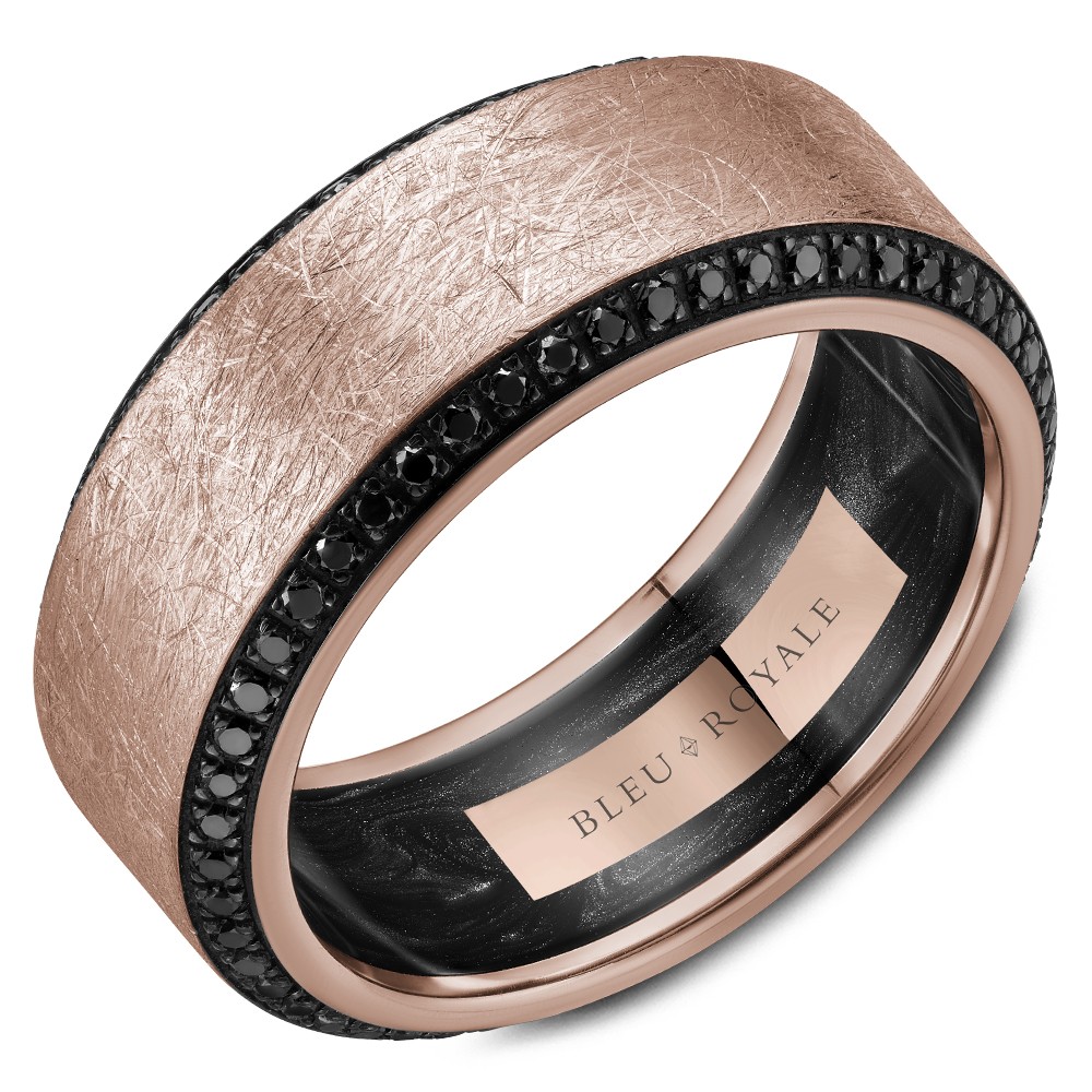 Bleu Royale Diamond Wedding Band